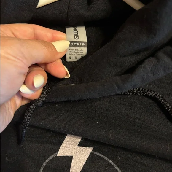 Black. Nursing School Humor Hoodie - Picture 3 of 3